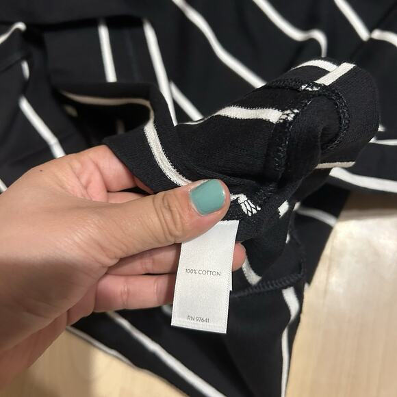 J. Jill Mixed-Stripe Long-Sleeve Top Size MP NWT - Picture 5 of 6